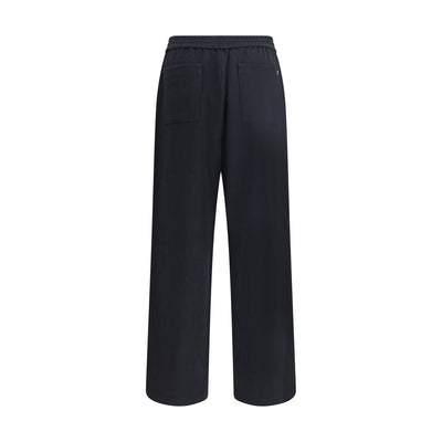 Ami Paris Hose mit weitem Bein aus Baumwolle