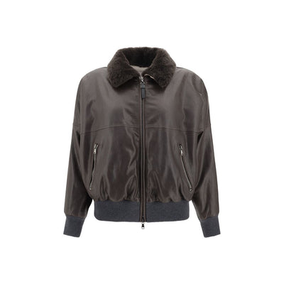 Brunello Cucinelli Lederjacke