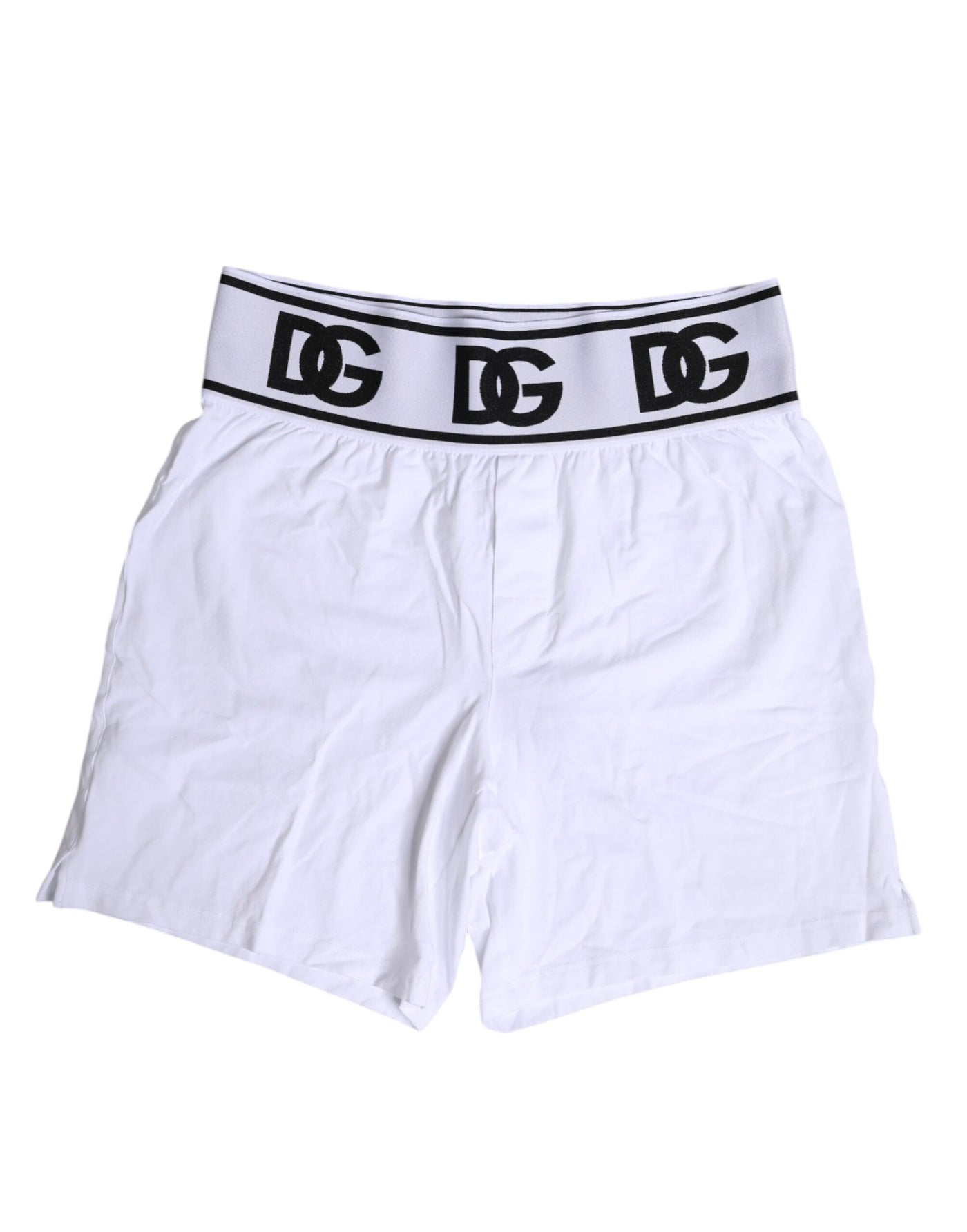 Dolce & Gabbana Weiße Cotton Stretch Regular Boxer Unterwäsche
