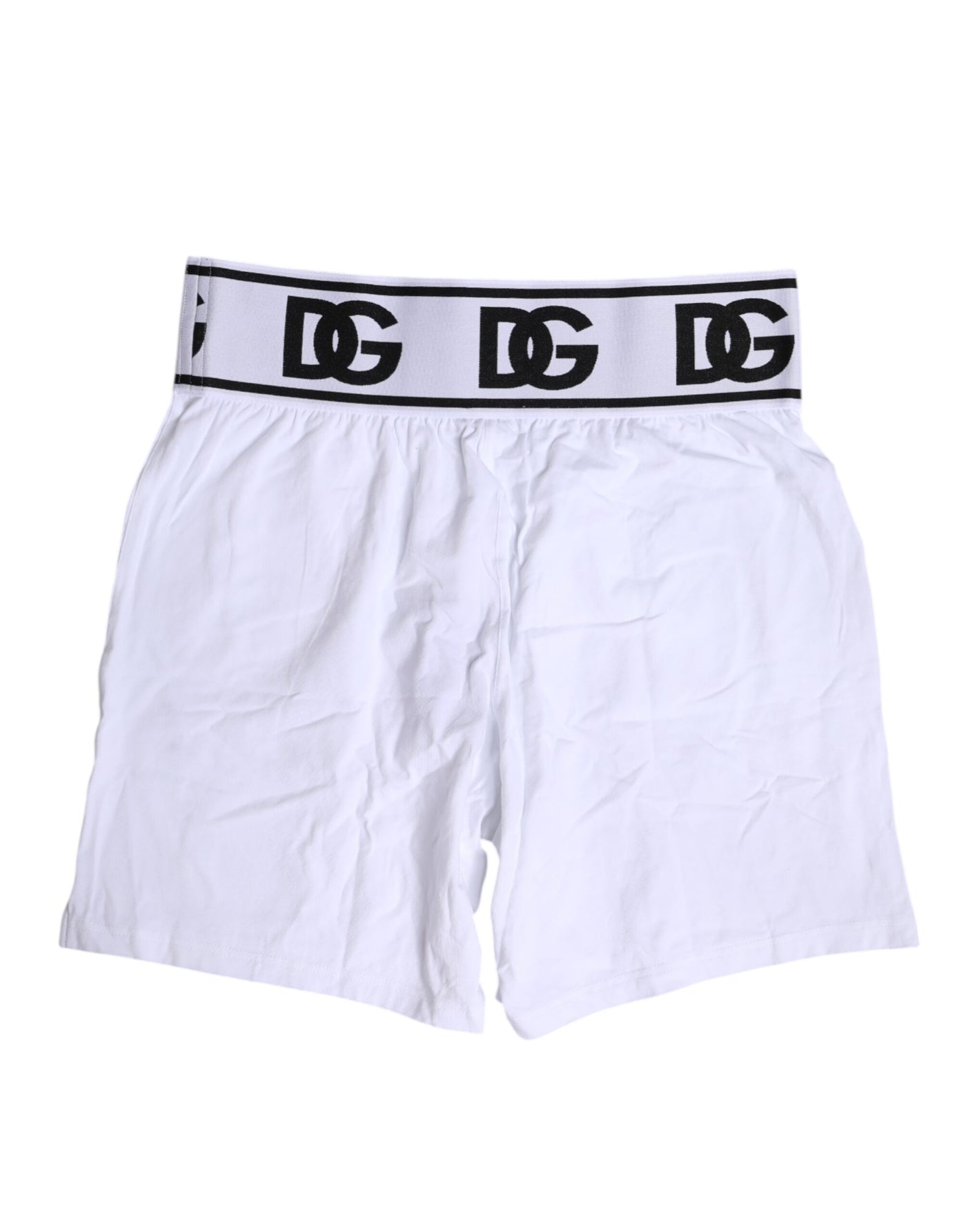 Dolce & Gabbana Weiße Cotton Stretch Regular Boxer Unterwäsche