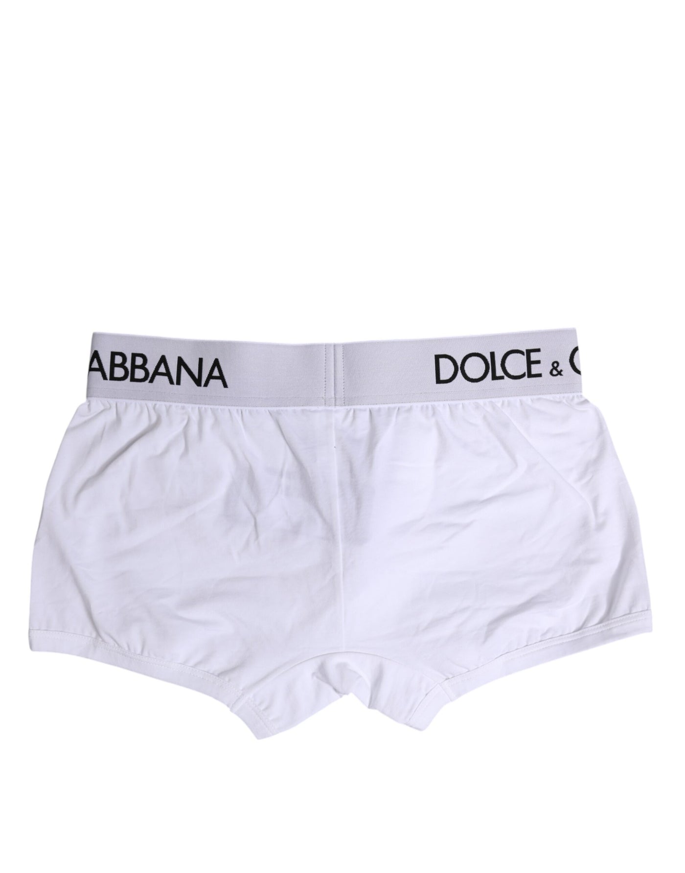 Dolce & Gabbana Weiße Cotton Stretch Regular Boxer Unterwäsche