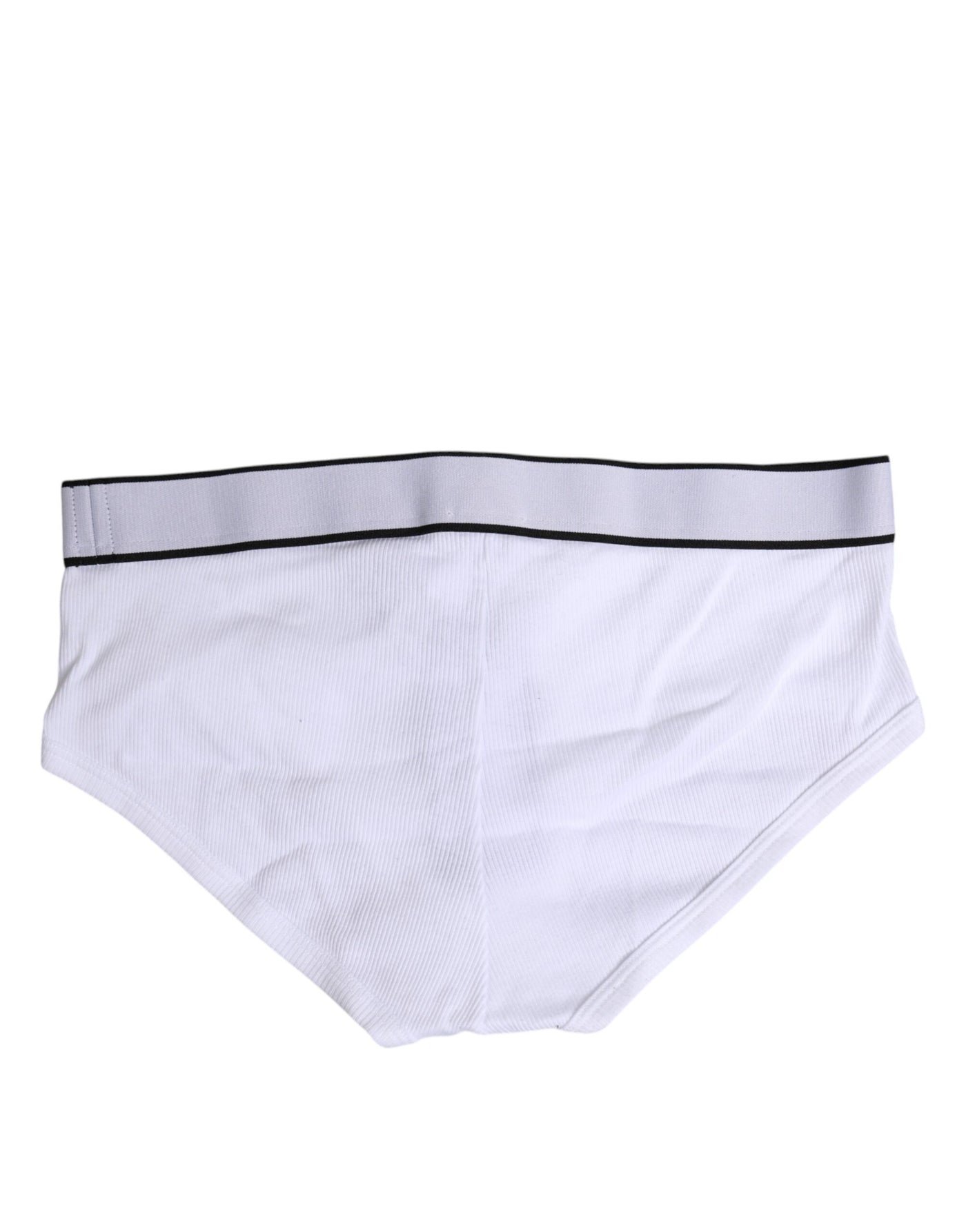 Dolce & Gabbana Weißer Baumwoll-Stretch-Slip Regular Unterwäsche
