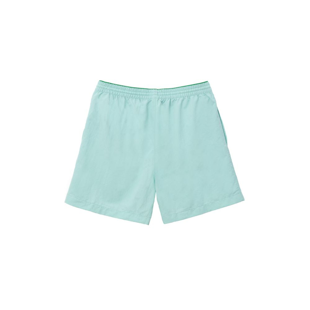 Bottega Veneta Türkisfarbene Polyamid-Badeshorts