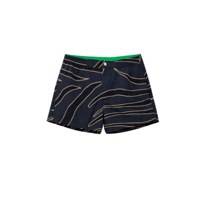 Bottega Veneta Blaue Polyamid-Badeshorts
