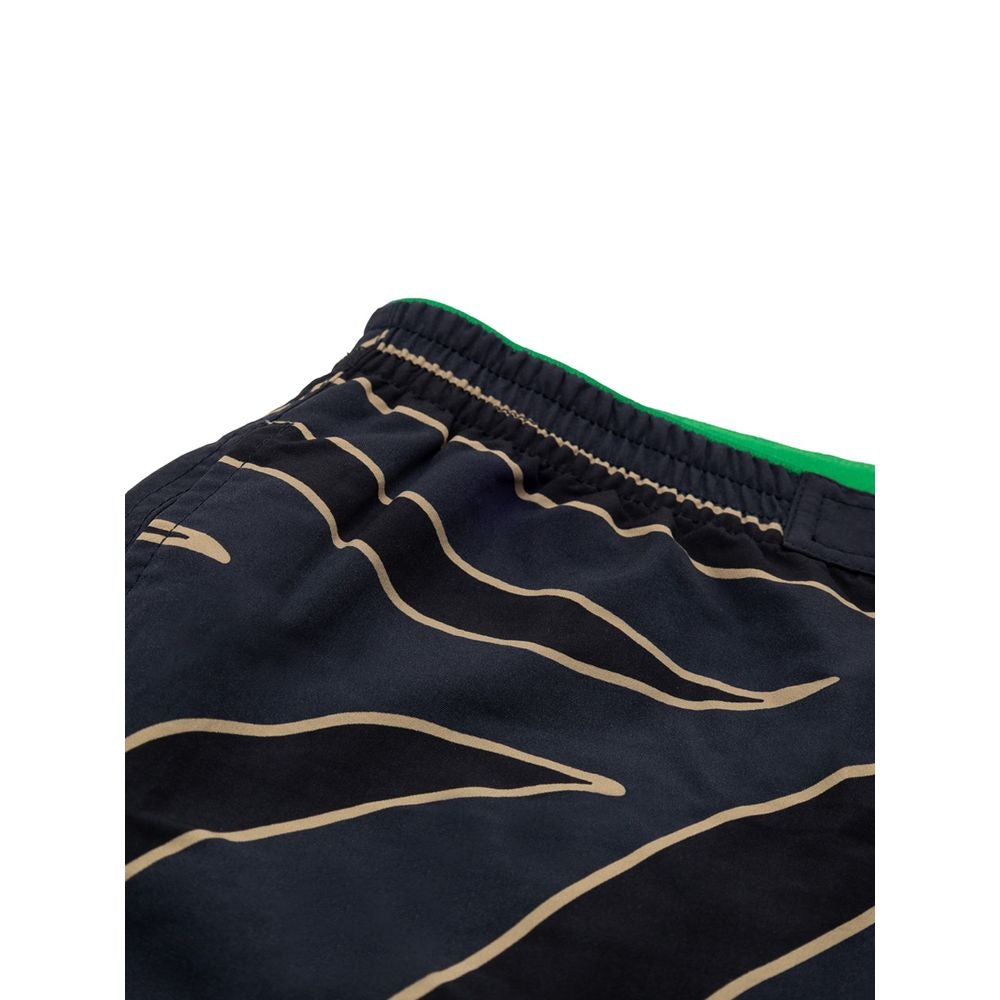 Bottega Veneta Blaue Polyamid-Badeshorts
