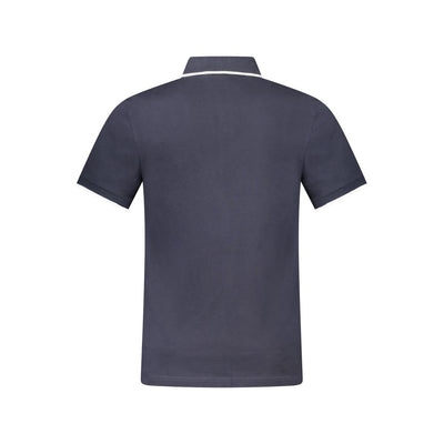 Hugo Boss Blaues Baumwoll-Poloshirt