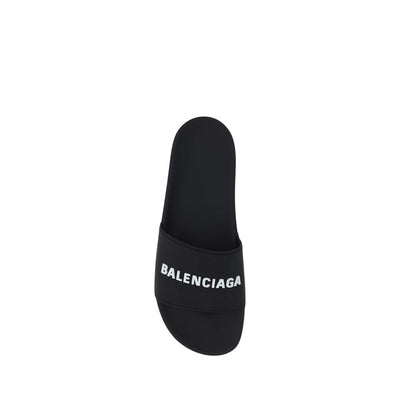 Balenciaga Gummi-Pool-Sandalen