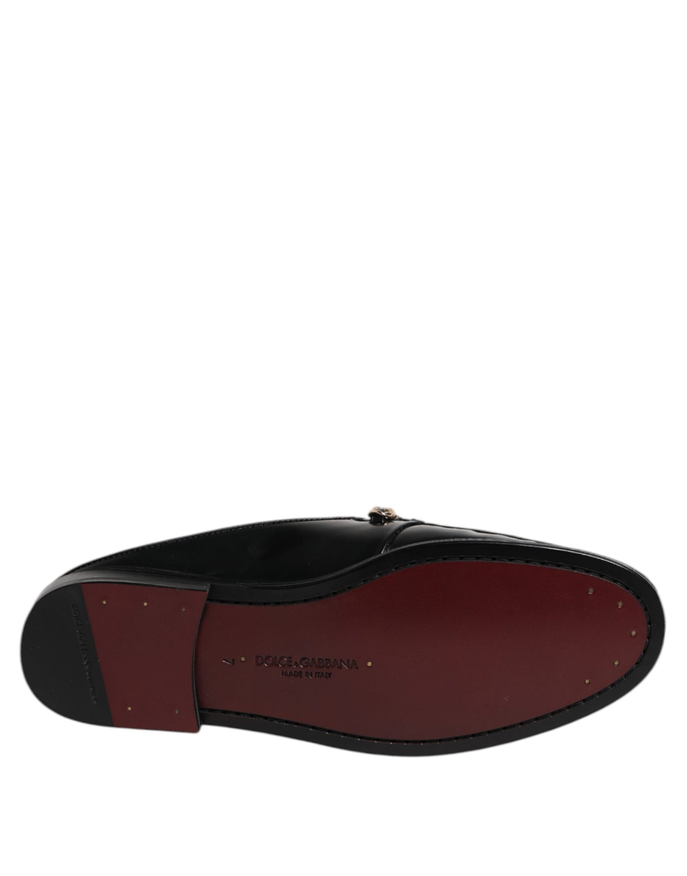 Dolce & Gabbana Schwarze Leder DG Kette verschönert Sandalen Schuhe