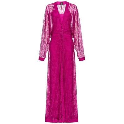 PINKO Lila Nylonkleid