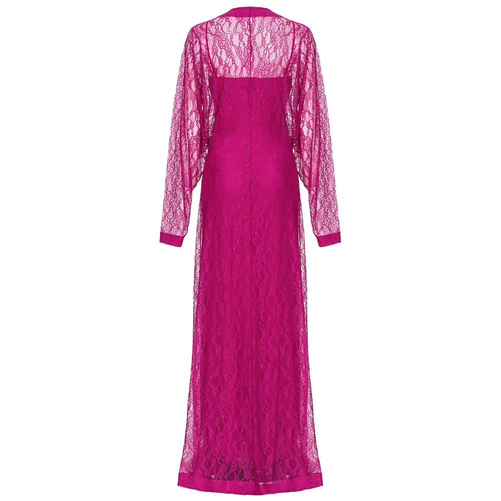 PINKO Lila Nylonkleid
