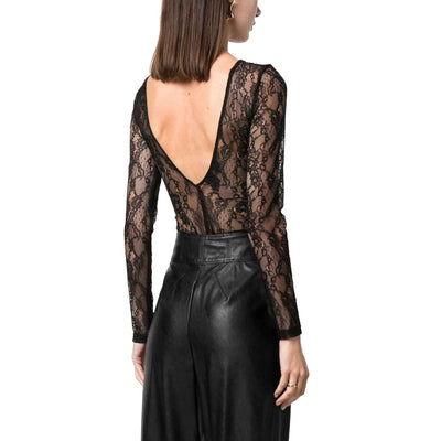 PINKO Schwarzes Nylon Tops &amp