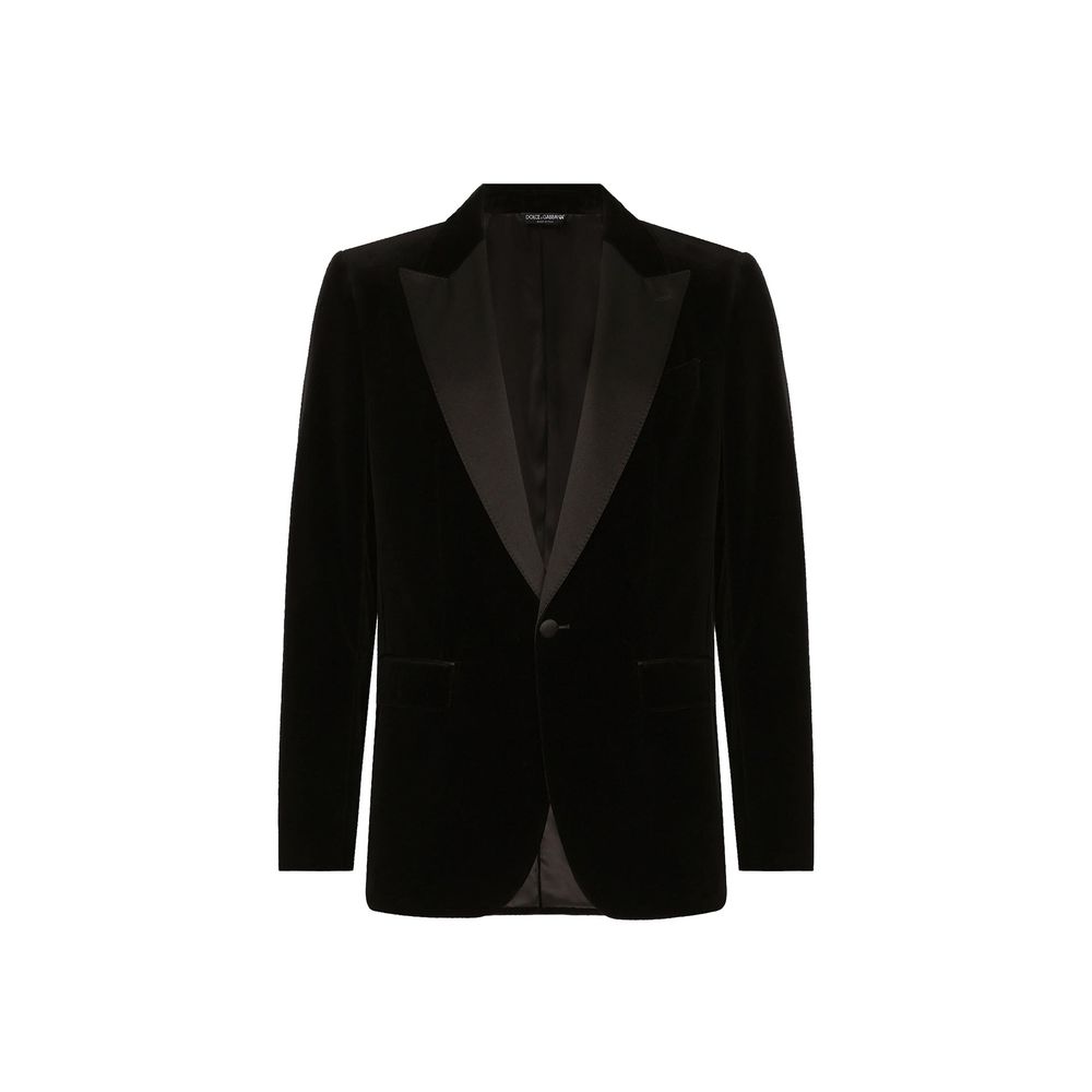 Dolce & Gabbana Smoking-Samt-Jacke