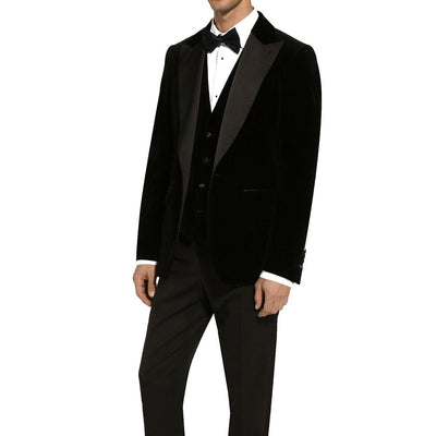 Dolce & Gabbana Smoking-Samt-Jacke