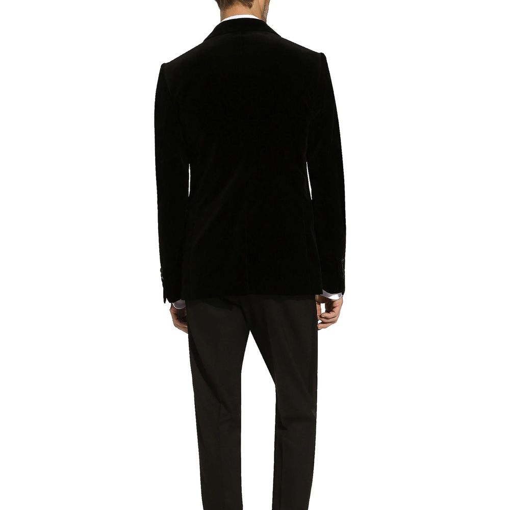Dolce & Gabbana Smoking-Samt-Jacke