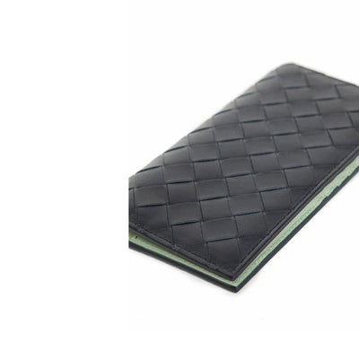 Bottega Veneta Schlanke lange Brieftasche aus Intrecciato