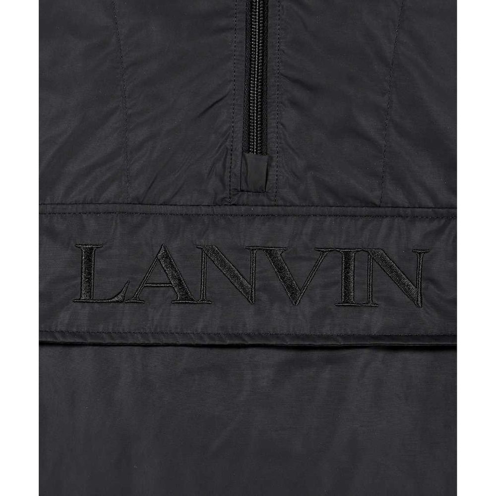 Lanvin Logo Windbreaker mit Kapuze