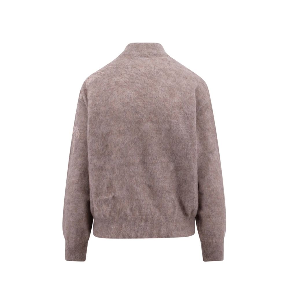 Brunello Cucinelli Strick mit T-Ausschnitt