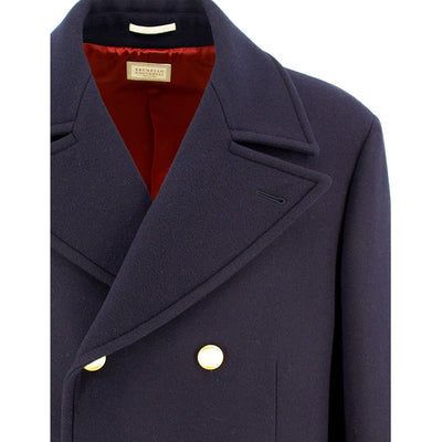 Brunello Cucinelli Martingal-Doppelbrust-Mantel