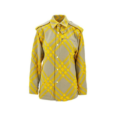 Burberry Karierte Jacke aus Wolle