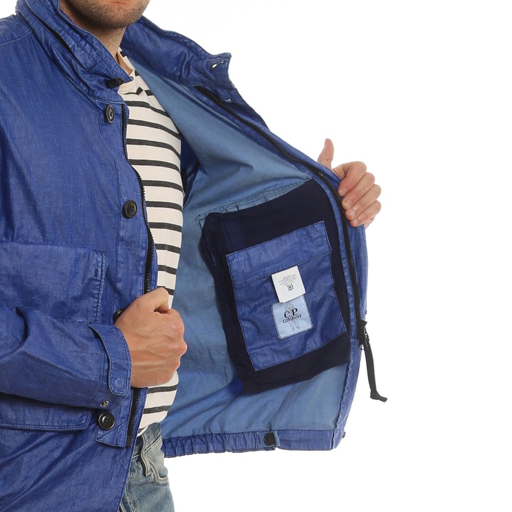 C.P. Company C.P Company Jacke aus gewachstem Leinen