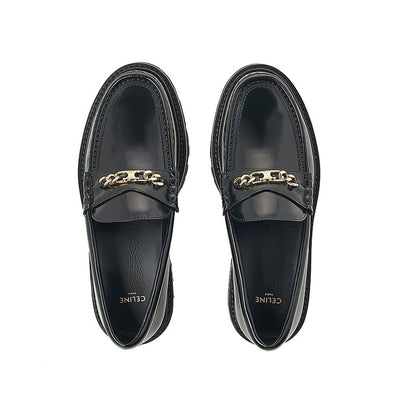 Celine Leder-Halbschuhe
