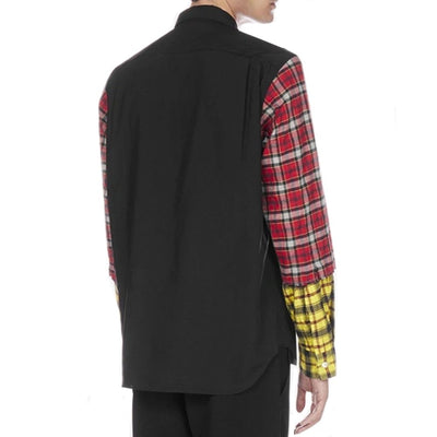 Comme Des Garçons Hemd mit karierten Ärmeln