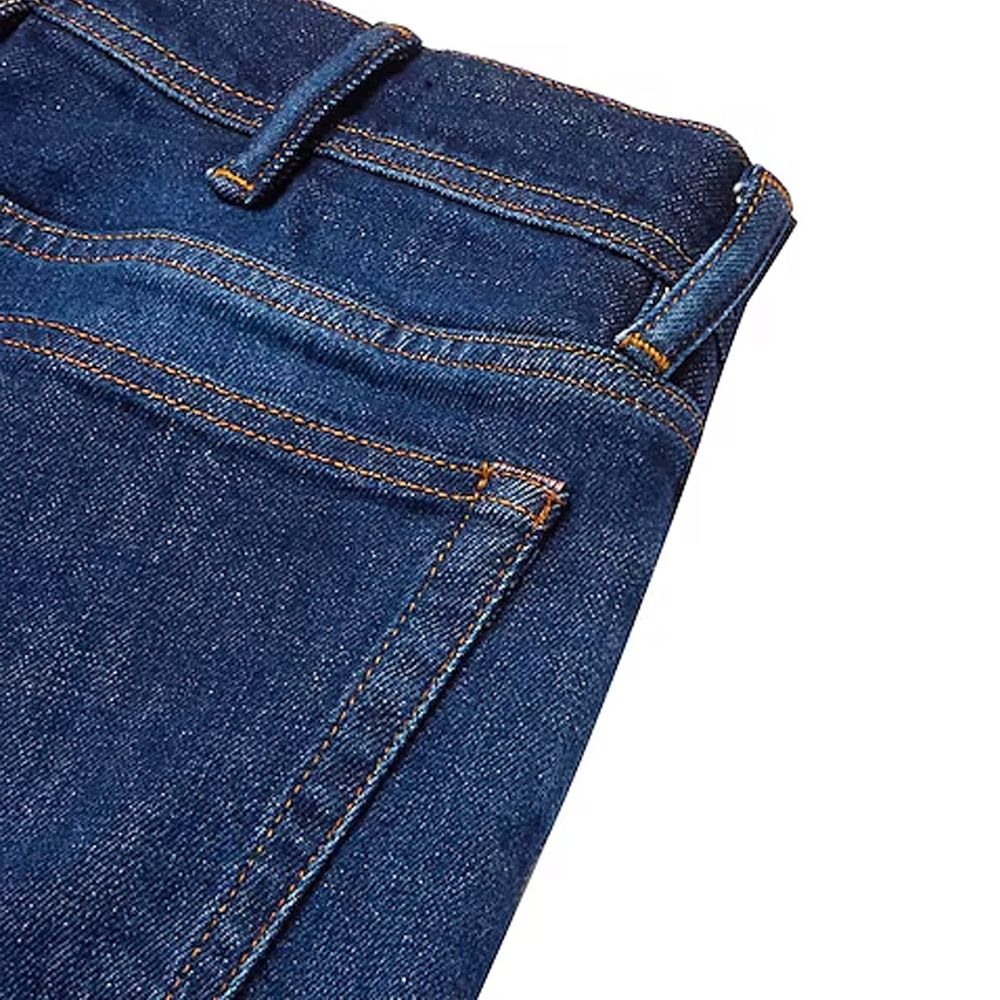 Acne Studios River Dunkelblaue Baumwoll-Denim-Jeans