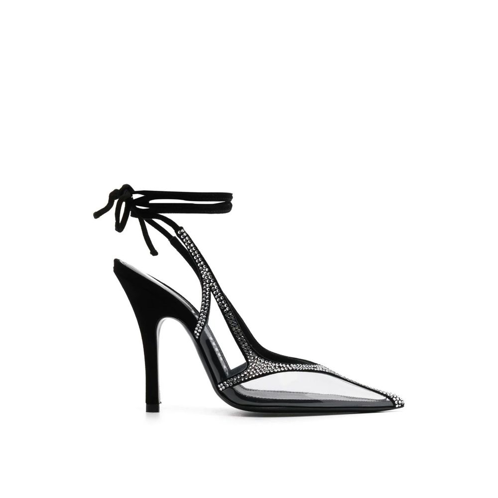 The Attico Venus Chrom Slingback Pumps