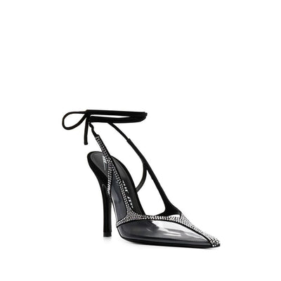 The Attico Venus Chrom Slingback Pumps