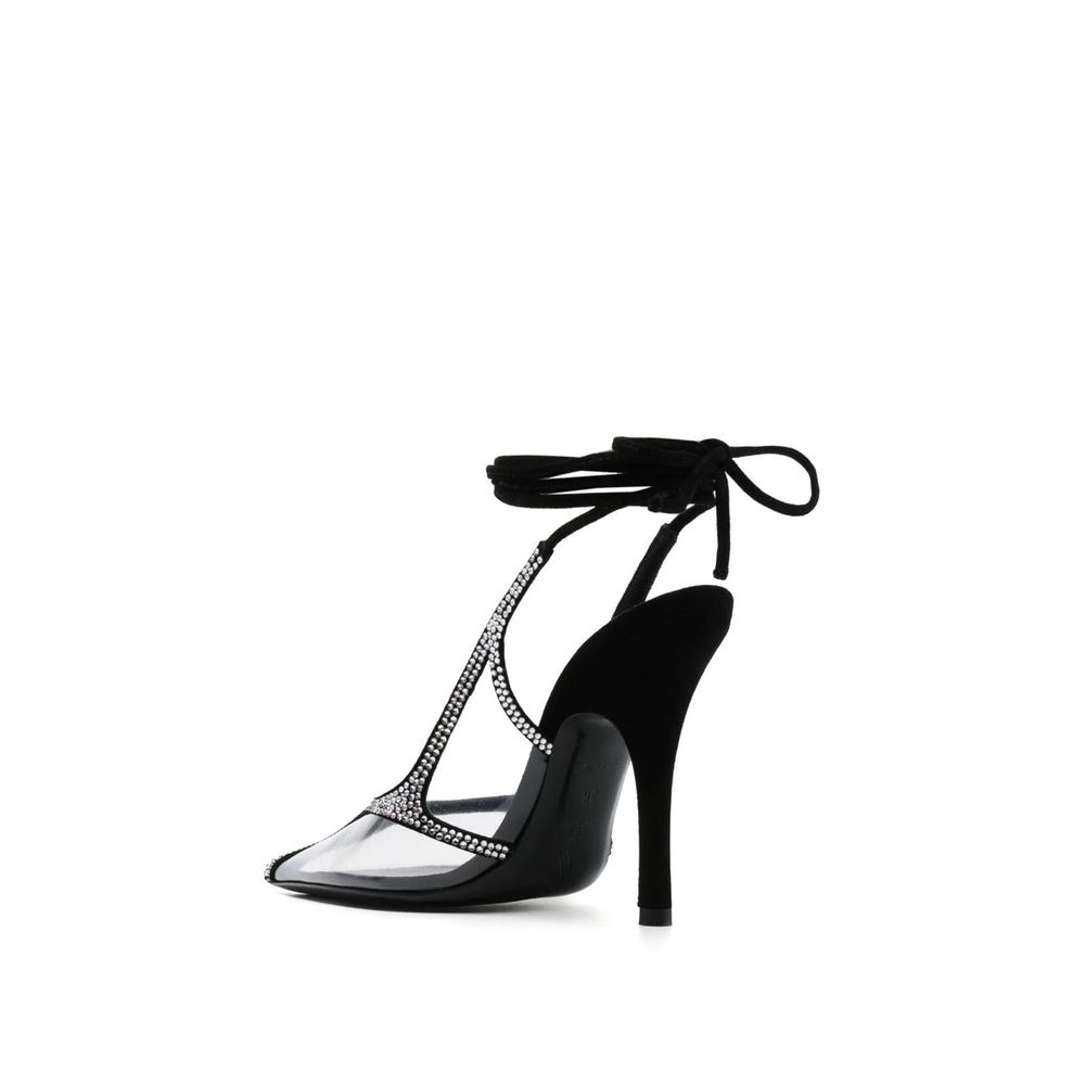 The Attico Venus Chrom Slingback Pumps