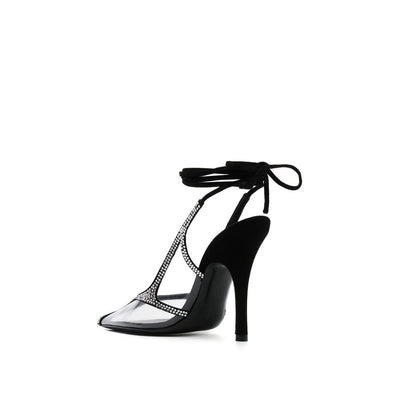 The Attico Venus Chrom Slingback Pumps
