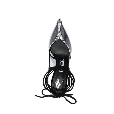 The Attico Venus Chrom Slingback Pumps