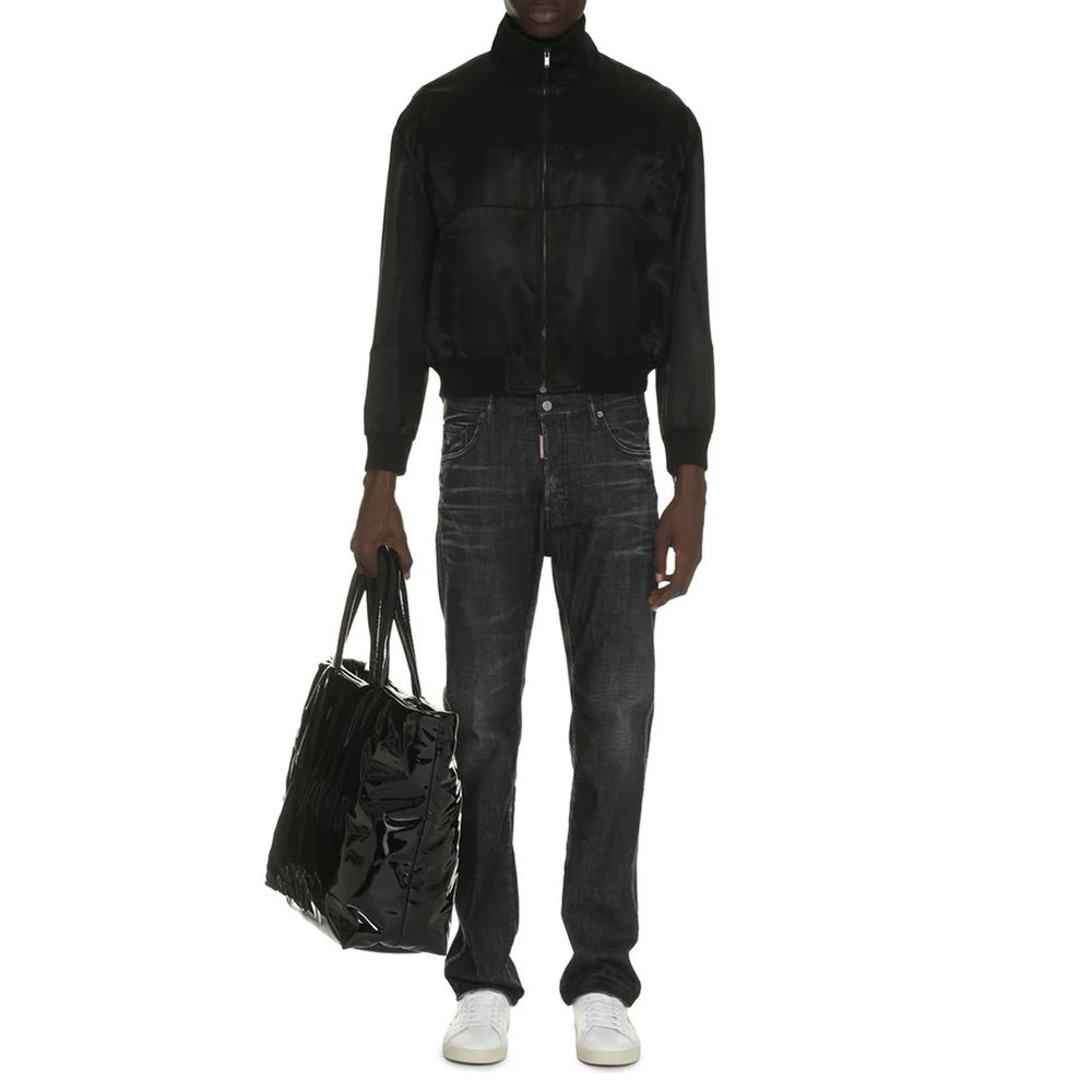 Saint Laurent Teddy Jacke mit durchgehendem Reißverschluss