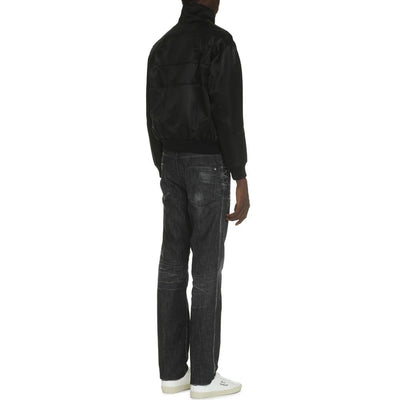 Saint Laurent Teddy Jacke mit durchgehendem Reißverschluss