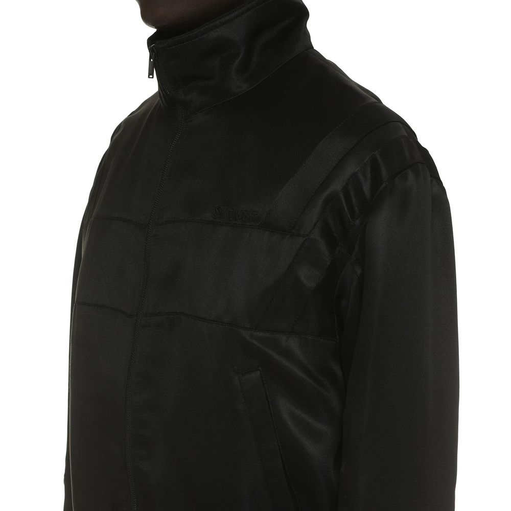 Saint Laurent Teddy Jacke mit durchgehendem Reißverschluss