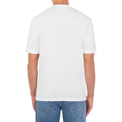 Moschino Umgedrehtes Logo-T-Shirt