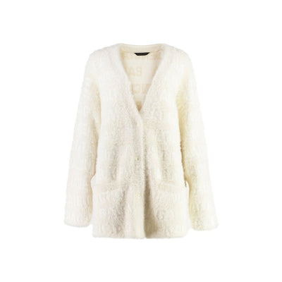 Balenciaga Jacquard-Strickjacke aus einer Wollmischung