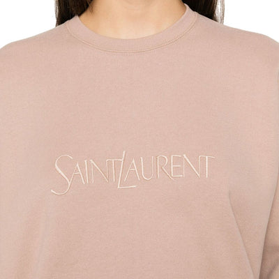 Saint Laurent Logo-Sweatshirt aus Baumwolle