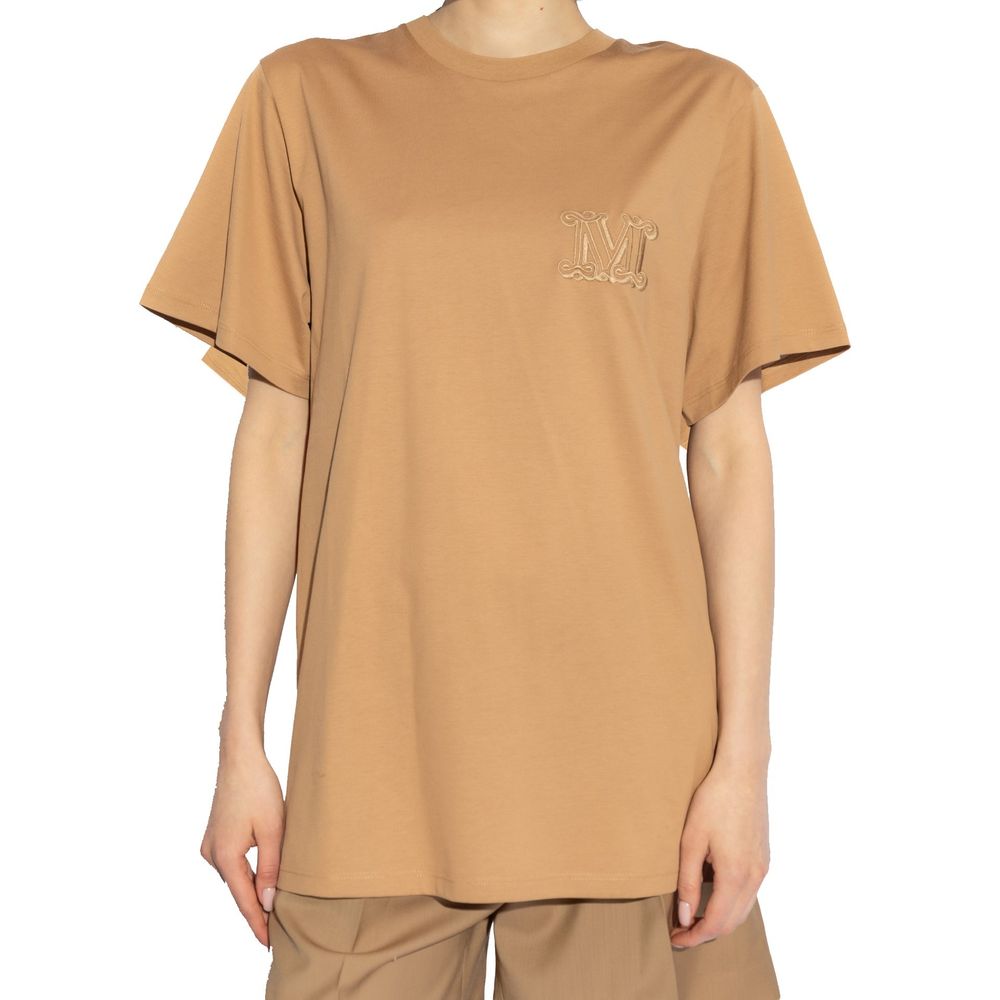 Max Mara T-Shirt mit Logostickerei von Mango