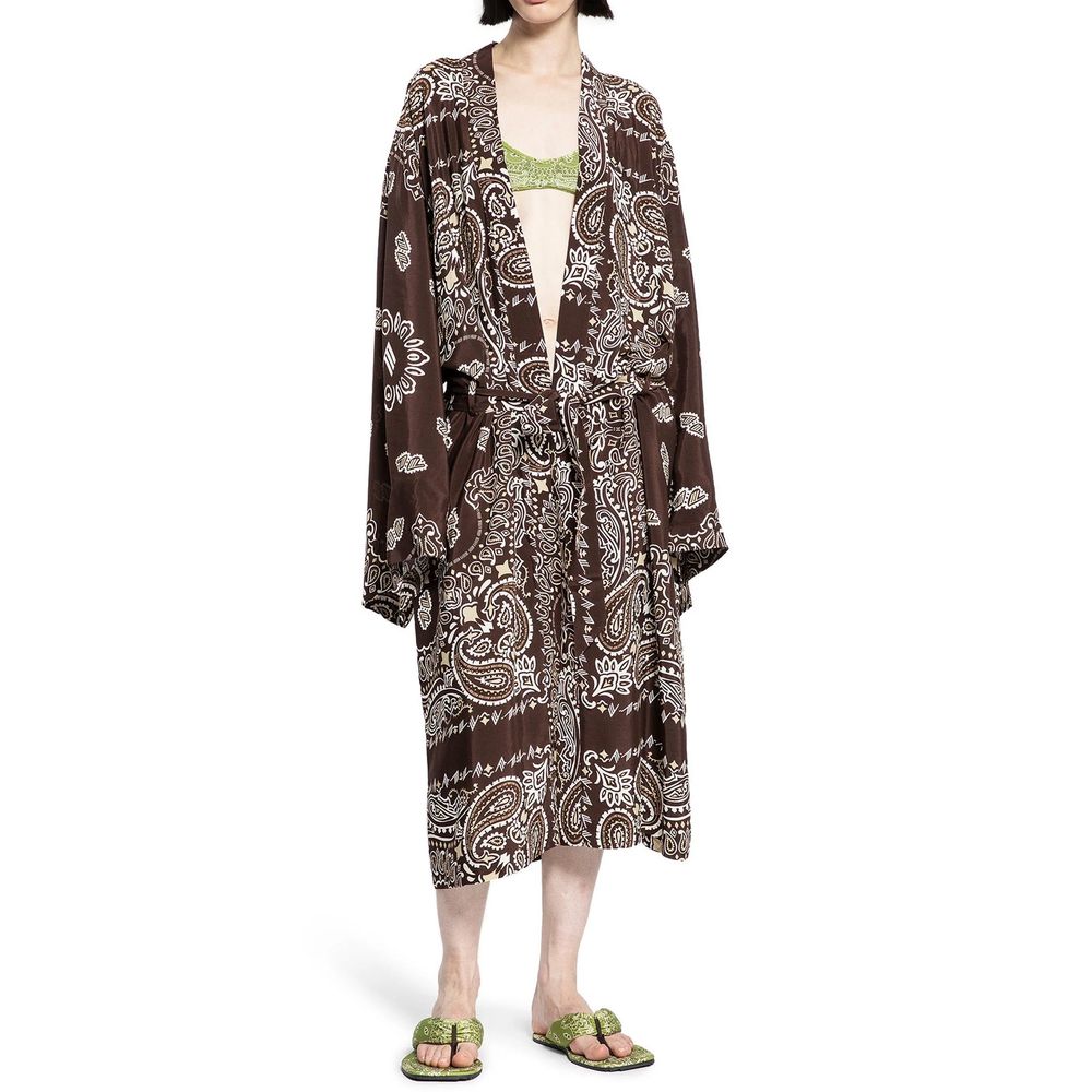 The Attico Bedrucktes Kaftankleid aus Viskose-Twill