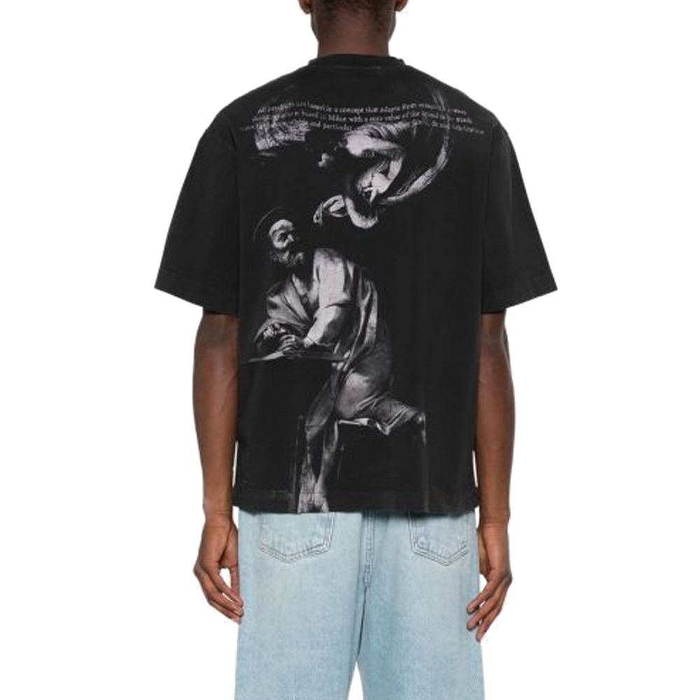 Off-White Weißes S.Matthew Skate T-Shirt mit Logodruck