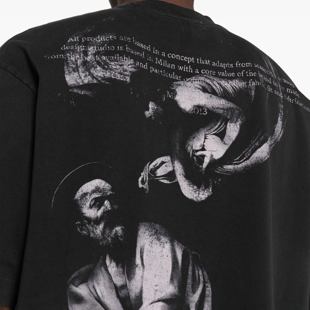 Off-White Weißes S.Matthew Skate T-Shirt mit Logodruck