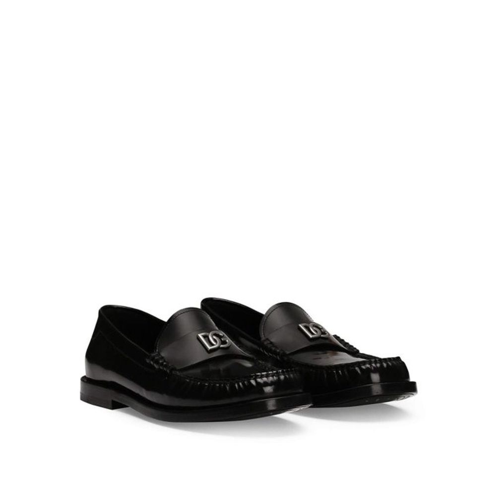 Dolce & Gabbana Logo-Loafer aus Leder