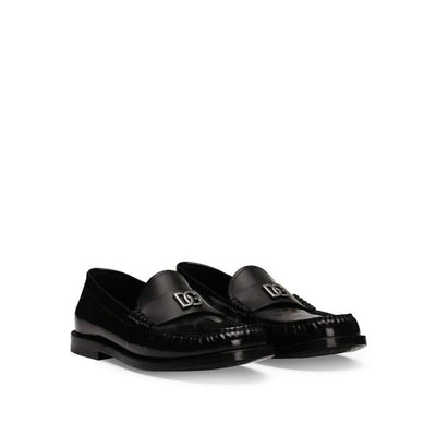 Dolce & Gabbana Logo-Loafer aus Leder