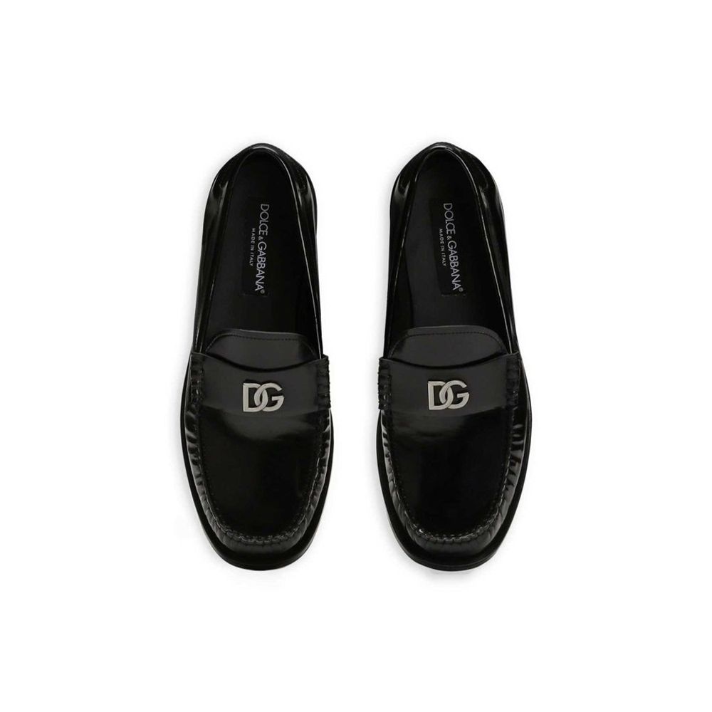Dolce & Gabbana Logo-Loafer aus Leder