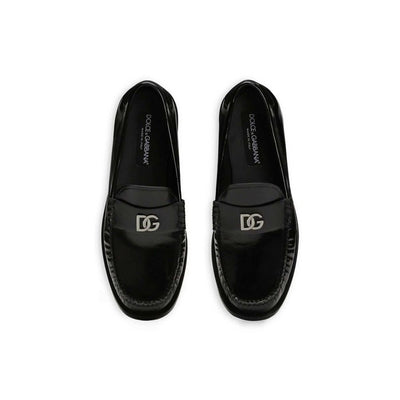 Dolce & Gabbana Logo-Loafer aus Leder