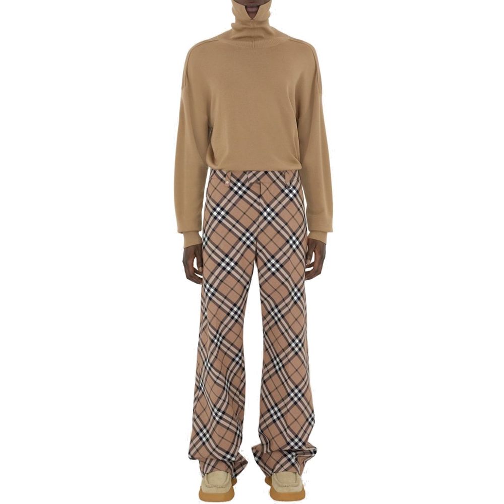 Burberry Karo-Hose aus Wollmischung