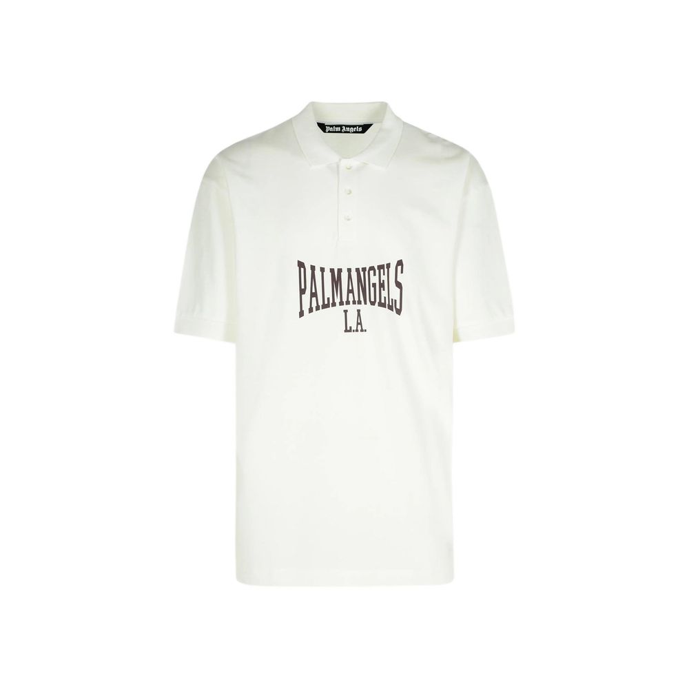 Palm Angels Polo mit College-Logo