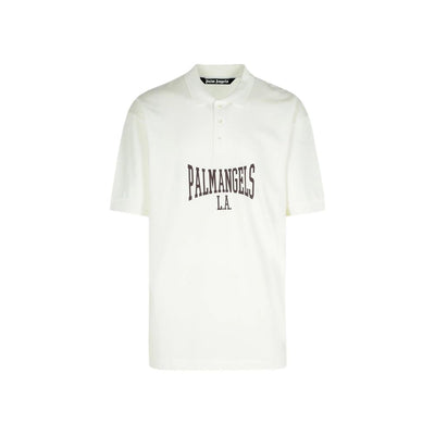 Palm Angels Polo mit College-Logo