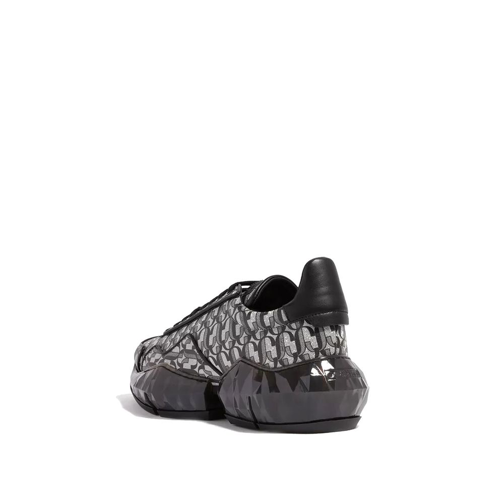 Jimmy Choo Diamond JC Monogram Glitter Leder Sneakers